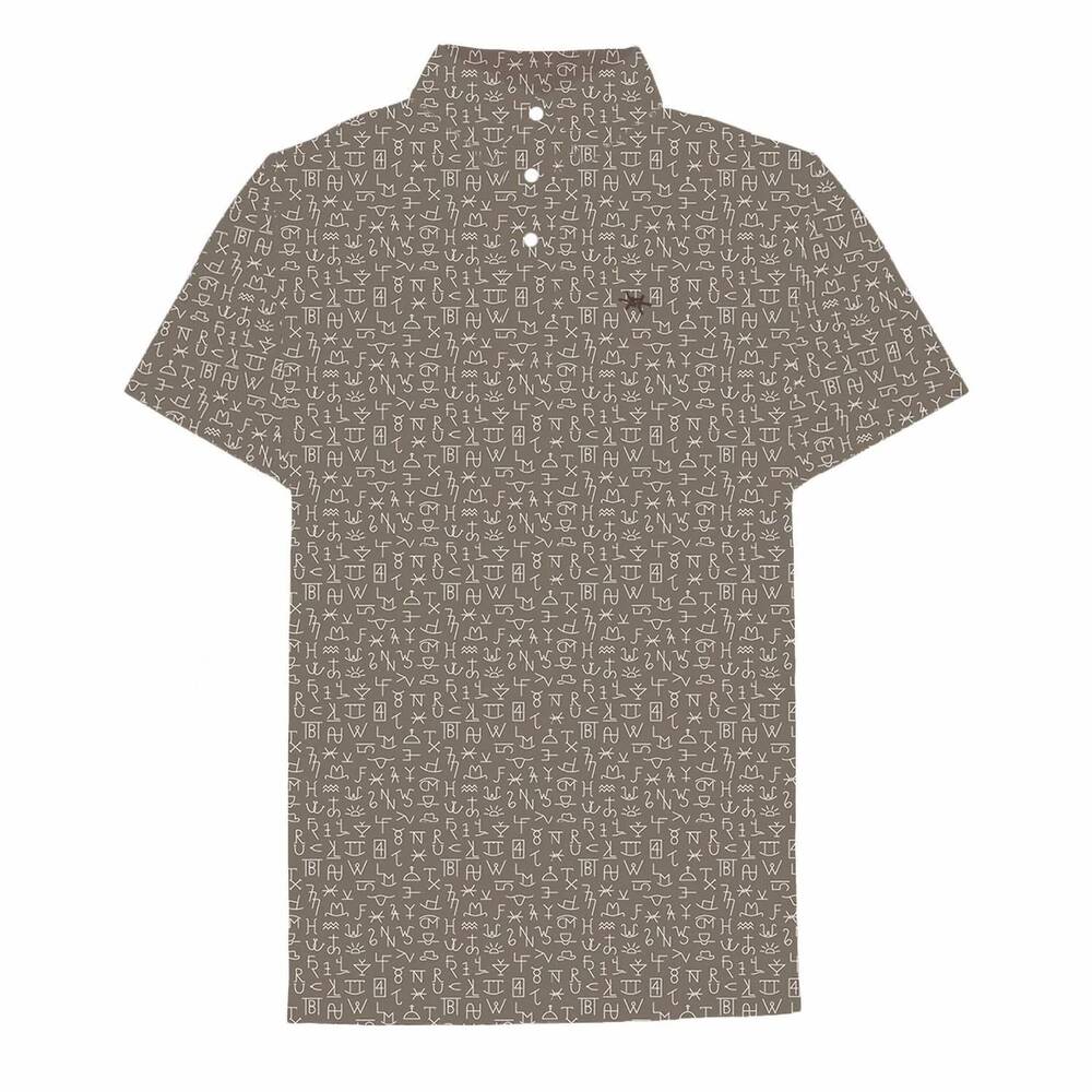 NEW TEXAS STANDARD men's chisholm traditions polo in iron